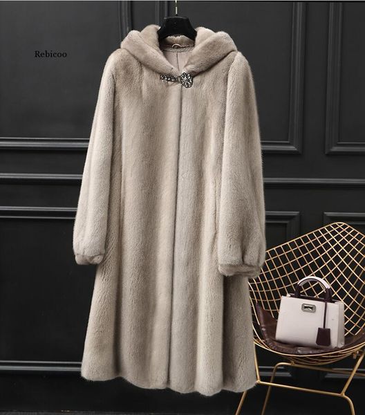 winter fur jacket high-end fashion fur coat women plush warm jacket female imitation mink thick long hooded large size coat, Black
winter fur jacket high-end fashion fur coat women plush warm jacket female imitation mink thick long hooded large size coat, Black