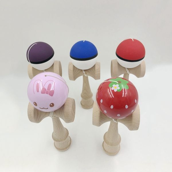 18x6x7cm cartoon pattern kendama ball wooden toys skillful juggling games ball leisure sports toys pu paint children toys y200428
18x6x7cm cartoon pattern kendama ball wooden toys skillful juggling games ball leisure sports toys pu paint children toys y200428