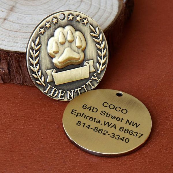 customized pet dog id tag engraving dogs cats nameplate pet dog collar accessories stainless steel pet name bbygvz
customized pet dog id tag engraving dogs cats nameplate pet dog collar accessories stainless steel pet name bbygvz