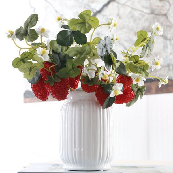 new french frambuesa artificial fake strawberry fruit plant flower branch bouquet wedding home decor
new french frambuesa artificial fake strawberry fruit plant flower branch bouquet wedding home decor