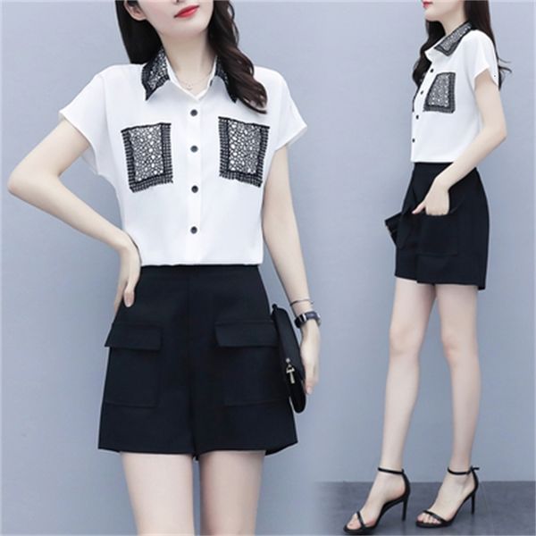 mode and rentals -pants define two pieces clothes will see suit women's shorts together wyzf, White
mode and rentals -pants define two pieces clothes will see suit women's shorts together wyzf, White