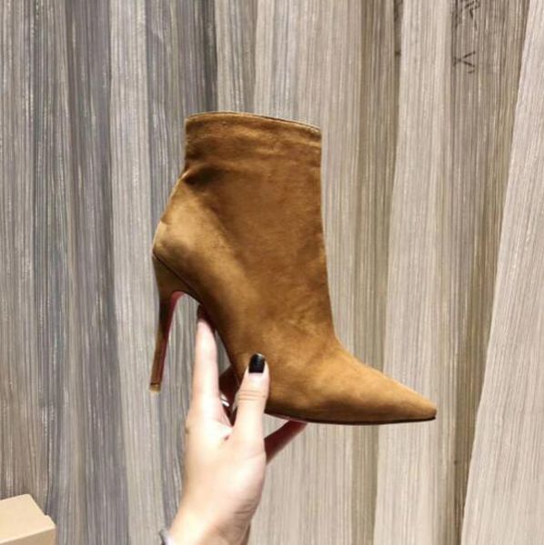 fashion women shoes paris womens boot ankle boots womens black suede leather high heels with box
fashion women shoes paris womens boot ankle boots womens black suede leather high heels with box