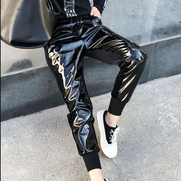 winter fashion women's pu leather pants elastic waist bright leather velvet casual pants sweatpants casual trousers l1588, Black;white
winter fashion women's pu leather pants elastic waist bright leather velvet casual pants sweatpants casual trousers l1588, Black;white