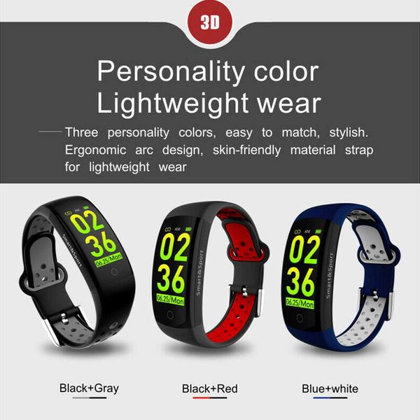q6s 3d watch, smart sports wristband, heart rate blood prsure control, activity and health tracker
q6s 3d watch, smart sports wristband, heart rate blood prsure control, activity and health tracker