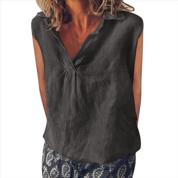 women shirt fashion blouse loose sleeveless linen daily solid daily casual shirt blouse camisetas mujer manga corta 38, White
women shirt fashion blouse loose sleeveless linen daily solid daily casual shirt blouse camisetas mujer manga corta 38, White
