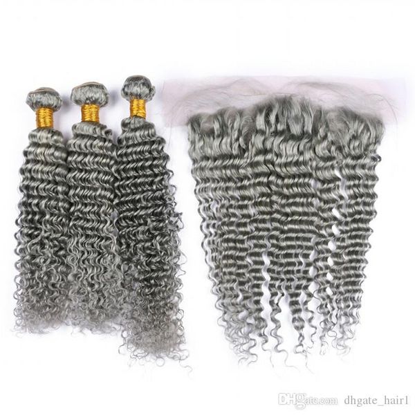 deep wave virgin indian silver grey human hair ear to ear 13x4 lace frontal closure with 3bundles pure grey color human hair weaves, Black
deep wave virgin indian silver grey human hair ear to ear 13x4 lace frontal closure with 3bundles pure grey color human hair weaves, Black