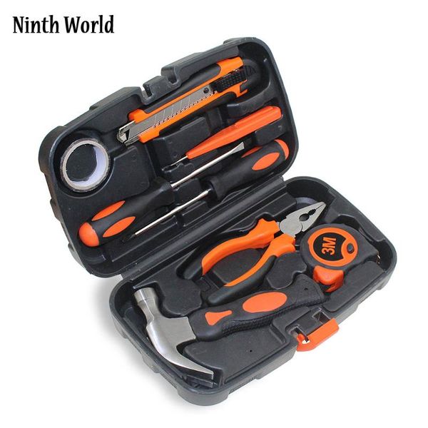 professional hand tool sets 9pcs set general household kit multifunction hardware repair box with screwdrive knives hammer wire pliers
professional hand tool sets 9pcs set general household kit multifunction hardware repair box with screwdrive knives hammer wire pliers