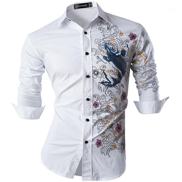 sportrendy men's shirt dress casual long sleeve slim fit fashion dragon stylish jzs091 white1, White;black
sportrendy men's shirt dress casual long sleeve slim fit fashion dragon stylish jzs091 white1, White;black