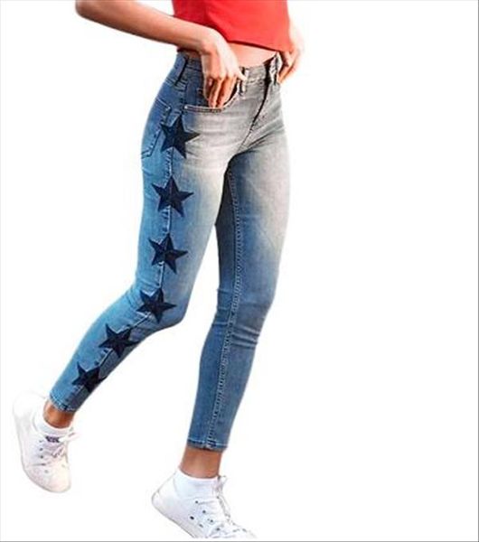 2020 new womens vintage star embroidery jeans stretch denim pants female skinny trousers for women drop shipping, Blue
2020 new womens vintage star embroidery jeans stretch denim pants female skinny trousers for women drop shipping, Blue