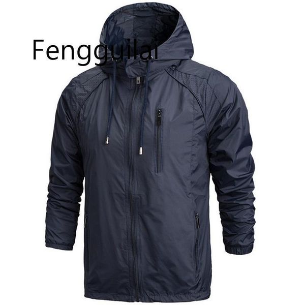 men sportwear jacket spring autumn winter thin windbreaker hooded zipper jackets mens outwear sunscreen coats, Black;brown
men sportwear jacket spring autumn winter thin windbreaker hooded zipper jackets mens outwear sunscreen coats, Black;brown
