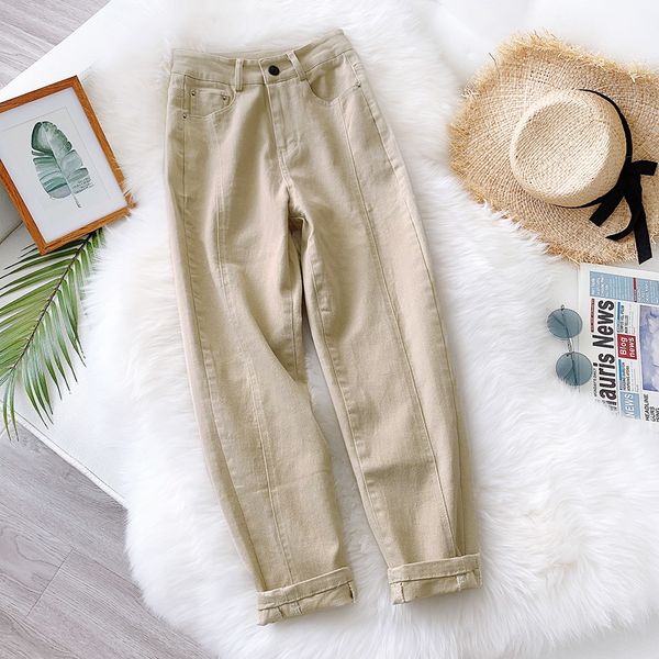 2021 new s-xxl spring autumn high waist women crop harem trousers solid peg leg fly casual workwear carrot cotton pants uzd4, Black;white
2021 new s-xxl spring autumn high waist women crop harem trousers solid peg leg fly casual workwear carrot cotton pants uzd4, Black;white