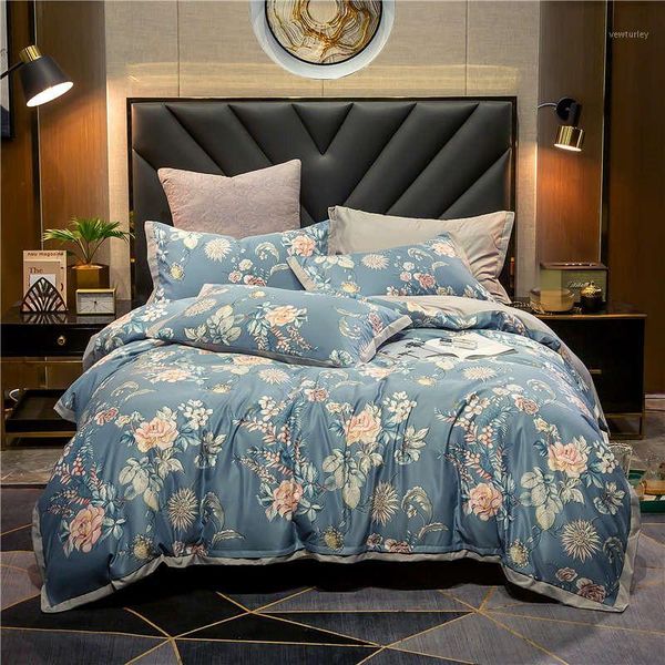 bedding sets luxury american flower printed set blue yellow leaf duvet cover bed sheet linen pillowcase home textile king size1
bedding sets luxury american flower printed set blue yellow leaf duvet cover bed sheet linen pillowcase home textile king size1