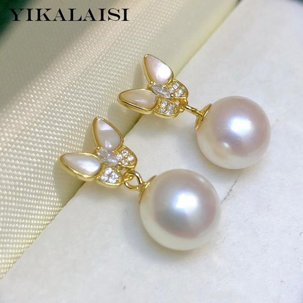 stud yikalaisi 925 sterling silver earrings jewelry for women 9-10mm round natural freshwater pearl butterfly wholesales, Golden;silver
stud yikalaisi 925 sterling silver earrings jewelry for women 9-10mm round natural freshwater pearl butterfly wholesales, Golden;silver