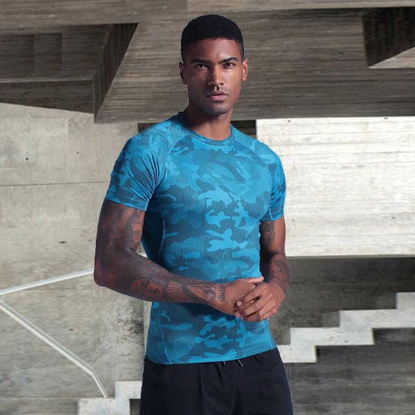 tights men's camouflage fitness suit quick drying basketball training muscle vest summer short sleeve sports shaping t-shirt, Black;blue
tights men's camouflage fitness suit quick drying basketball training muscle vest summer short sleeve sports shaping t-shirt, Black;blue
