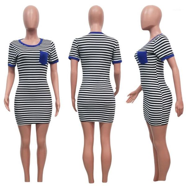 new 2020 summer autumn round neck long short sleeved dress black and white striped dresses casual elegant sheath slim dress1, Black;gray
new 2020 summer autumn round neck long short sleeved dress black and white striped dresses casual elegant sheath slim dress1, Black;gray