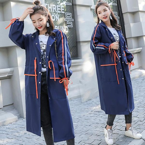 korean design elegant woman trench coat long sleeve oversized female windbreaker modis loose streetwear women's coat with a hood1, Tan;black
korean design elegant woman trench coat long sleeve oversized female windbreaker modis loose streetwear women's coat with a hood1, Tan;black