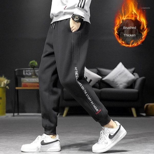 autumn and winter trousers plus velvet thick casual pants loose trend fashion footwear pants casual warm outdoor sports1, Black
autumn and winter trousers plus velvet thick casual pants loose trend fashion footwear pants casual warm outdoor sports1, Black
