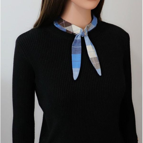 front tie fake collared shirt plaid false collar woman vintage detachable collar for sweater blouse half shirt acc jllkmt, Blue;red
front tie fake collared shirt plaid false collar woman vintage detachable collar for sweater blouse half shirt acc jllkmt, Blue;red