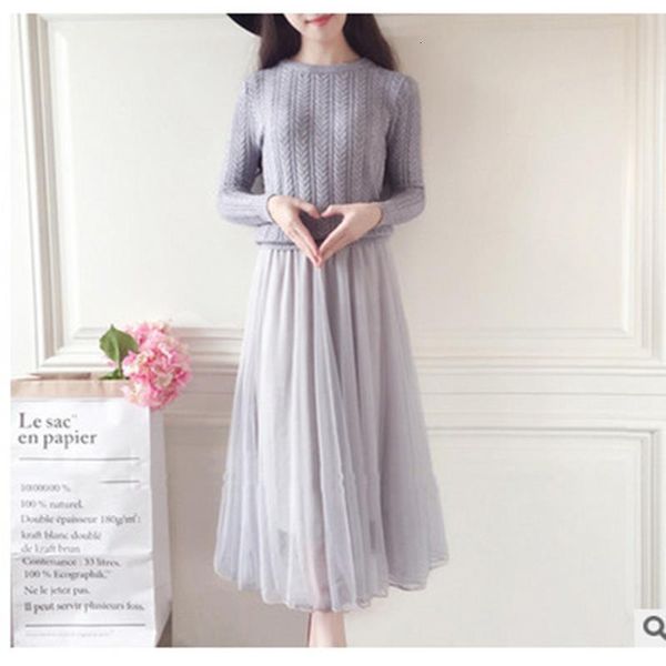 autumn sweater dreess women elegant long sleeve knitted sweater winter dress women office casual mesh stitching long dress, White;black
autumn sweater dreess women elegant long sleeve knitted sweater winter dress women office casual mesh stitching long dress, White;black