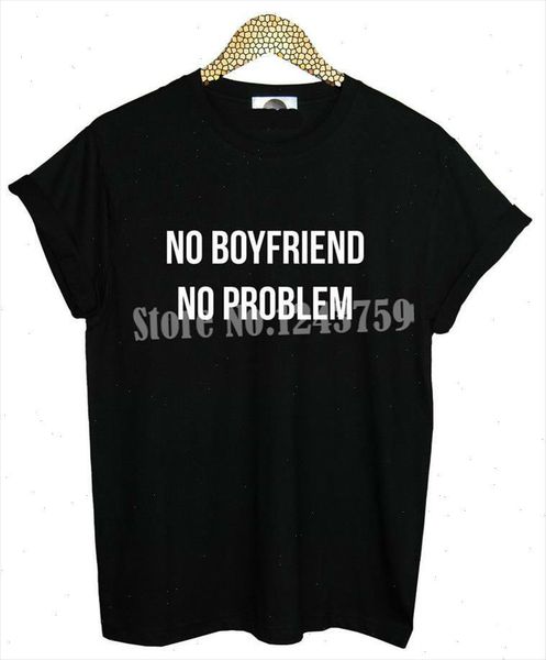new women tshirt no boyfriend no problem letters print cotton casual funny shirt for lady white black tee hipster zt203 1
new women tshirt no boyfriend no problem letters print cotton casual funny shirt for lady white black tee hipster zt203 1