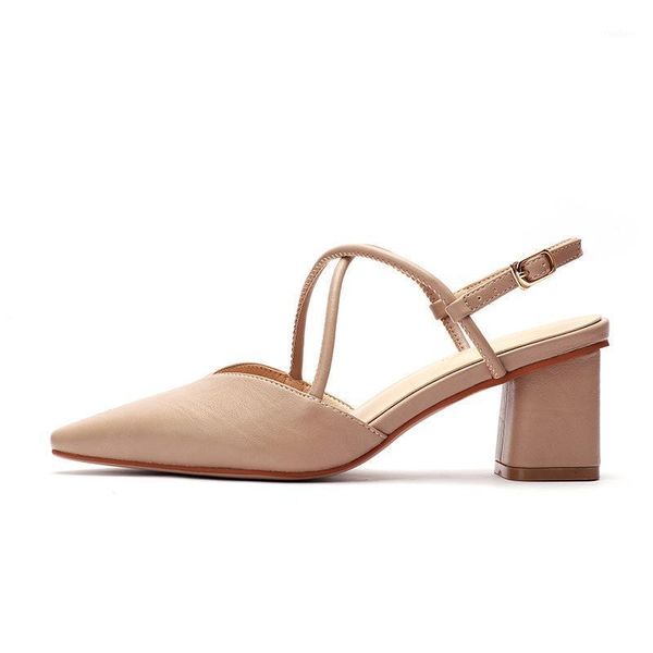 2021 soft leather fashion pointed toe t cross straps design high heels sandals women closed toe thick heel dress party shoes1, Black
2021 soft leather fashion pointed toe t cross straps design high heels sandals women closed toe thick heel dress party shoes1, Black