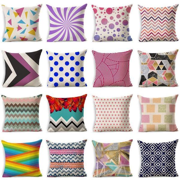 geometric rainbow pattern cotton linen throw pillow cushion cover car home sofa bed decorative pillowcase funda cojin 402311
geometric rainbow pattern cotton linen throw pillow cushion cover car home sofa bed decorative pillowcase funda cojin 402311
