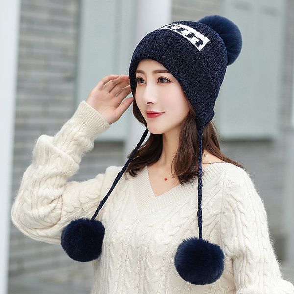 women winter hats three ball warm winter hats for 90 s girls pom pom cotton blended hip hop caps warm hat cap bonnet hats, Blue;gray
women winter hats three ball warm winter hats for 90 s girls pom pom cotton blended hip hop caps warm hat cap bonnet hats, Blue;gray