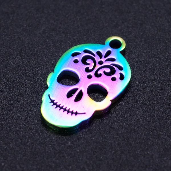 5pcs lot 100 stainless steel sweet skull halloween diy charms with rainbow plated wholesale never rust charm for necklace sqcgyu, Bronze;silver
5pcs lot 100 stainless steel sweet skull halloween diy charms with rainbow plated wholesale never rust charm for necklace sqcgyu, Bronze;silver