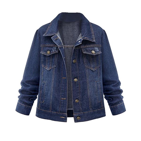 women's jackets autumn denim jacket pure color wash the old button loose size jeans outerwear female kurtka jeansowa damska, Black;brown
women's jackets autumn denim jacket pure color wash the old button loose size jeans outerwear female kurtka jeansowa damska, Black;brown
