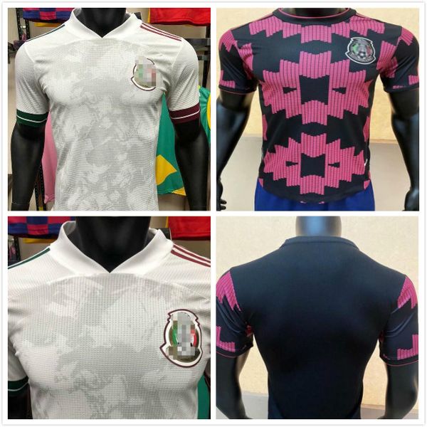 player version 20 21 raul 9# soccer jerseys away h.lozano dos santos chicharito 2020 2021 pink black men kids kit football uniform shirts, Black;yellow
player version 20 21 raul 9# soccer jerseys away h.lozano dos santos chicharito 2020 2021 pink black men kids kit football uniform shirts, Black;yellow