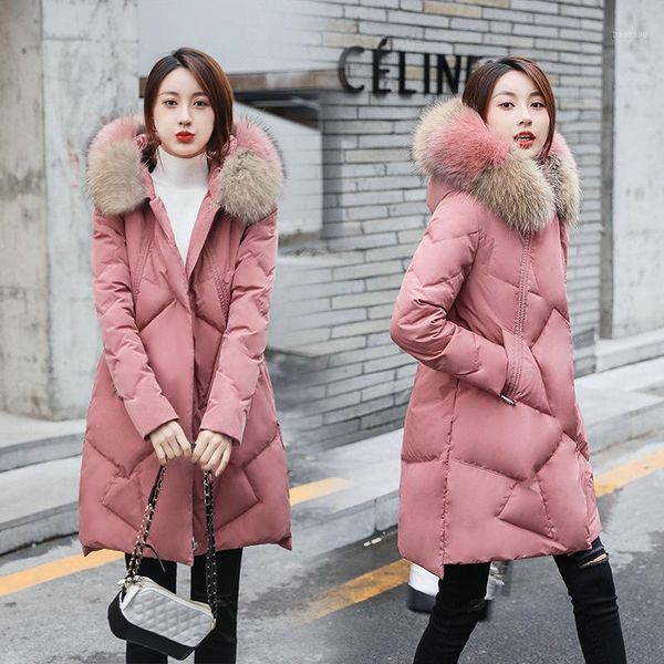 women's down jacket winter coat female hooded parka plus size women coats raccoon dog fur collar 6xl mujeres abrigos pph13211, Black
women's down jacket winter coat female hooded parka plus size women coats raccoon dog fur collar 6xl mujeres abrigos pph13211, Black