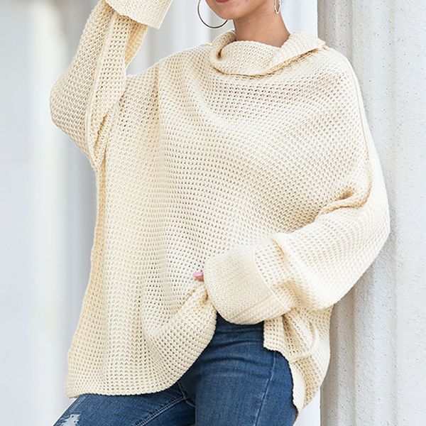 turtleneck oversized jumper female fashion autumn winter clothes warm long sleeve knitted pullover cold blouses kg-124, White;black
turtleneck oversized jumper female fashion autumn winter clothes warm long sleeve knitted pullover cold blouses kg-124, White;black