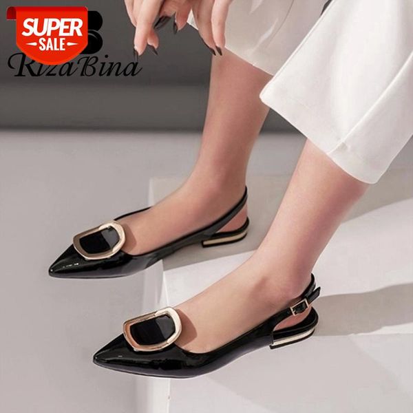 rizabina 2020 spring summer new square buckle single shoes women flat pointed toe flat shoes shallow slingback black size 34-40 #ov6q
rizabina 2020 spring summer new square buckle single shoes women flat pointed toe flat shoes shallow slingback black size 34-40 #ov6q