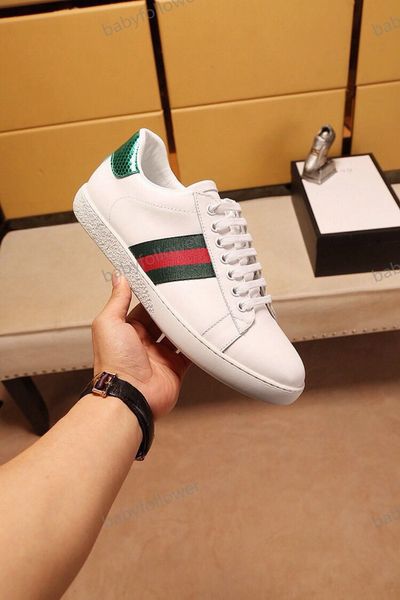 new arrival fashion men women casual ace shoes sneakers shoes genuine leather bee embroidered size 38-46, Black
new arrival fashion men women casual ace shoes sneakers shoes genuine leather bee embroidered size 38-46, Black