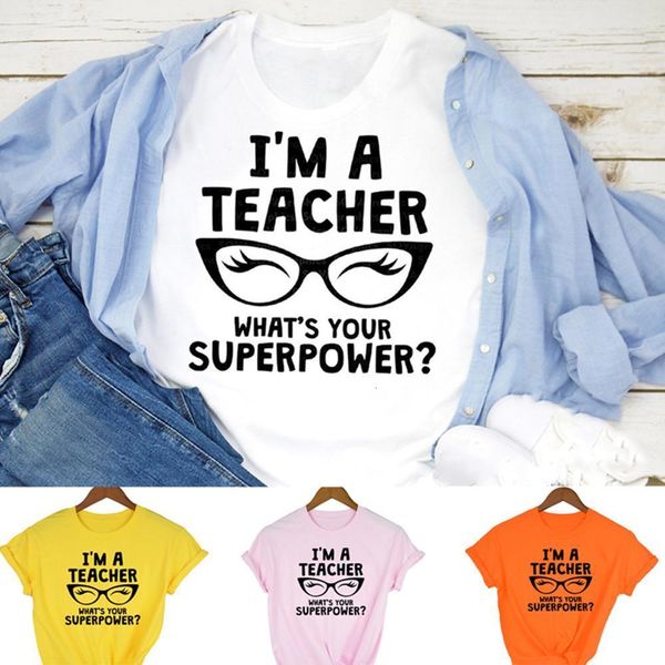 i' a teacher what's your superpower black glasses women tee shirt pink white clothes graphic t shirts gift for teacher's day
i' a teacher what's your superpower black glasses women tee shirt pink white clothes graphic t shirts gift for teacher's day