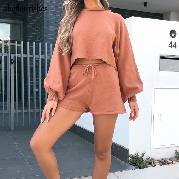 women's tracksuits fall sweater set women casual long sleeve o neck pullover solid high waisted shorts drawstring two piece black green, Gray
women's tracksuits fall sweater set women casual long sleeve o neck pullover solid high waisted shorts drawstring two piece black green, Gray
