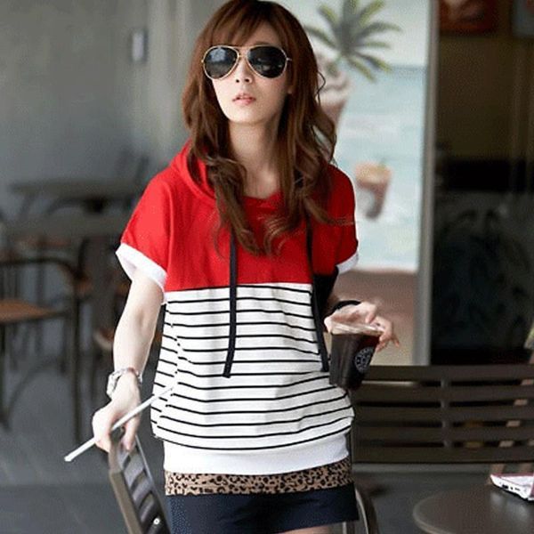 plus size korean summer cap rowing t shirts female large short sleeve t-shirt sport loose fashion stripes white t-shirt cotton
plus size korean summer cap rowing t shirts female large short sleeve t-shirt sport loose fashion stripes white t-shirt cotton