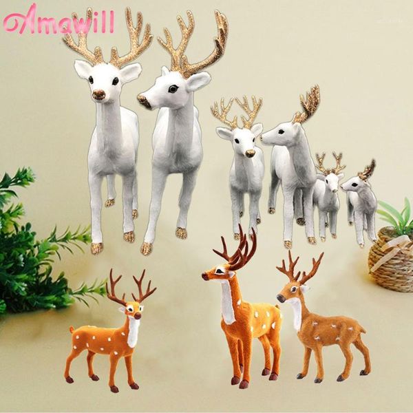 christmas decorations amawill 15/20/24cm white gold simulation deer xmas tree hanging ornament props reindeer toys gifts 7d1
christmas decorations amawill 15/20/24cm white gold simulation deer xmas tree hanging ornament props reindeer toys gifts 7d1