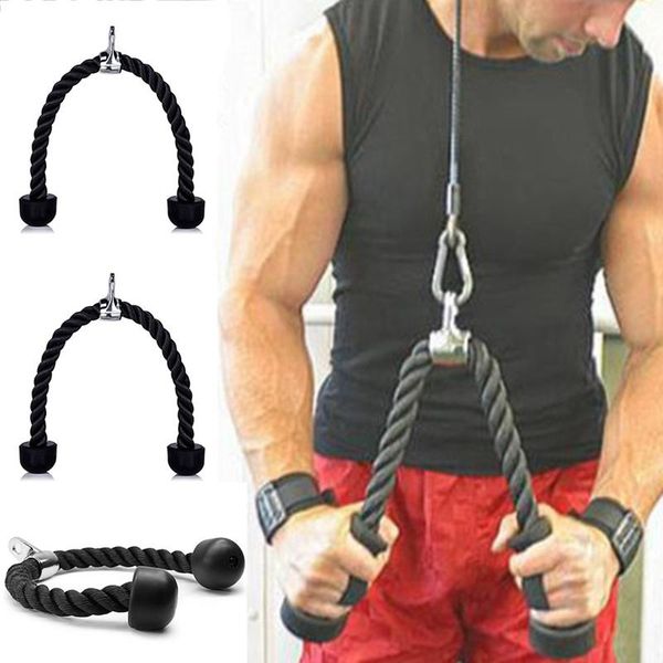 resistance bands rope push pull down cord for bodybuilding exercise gym workout home or use fitness body equipment
resistance bands rope push pull down cord for bodybuilding exercise gym workout home or use fitness body equipment