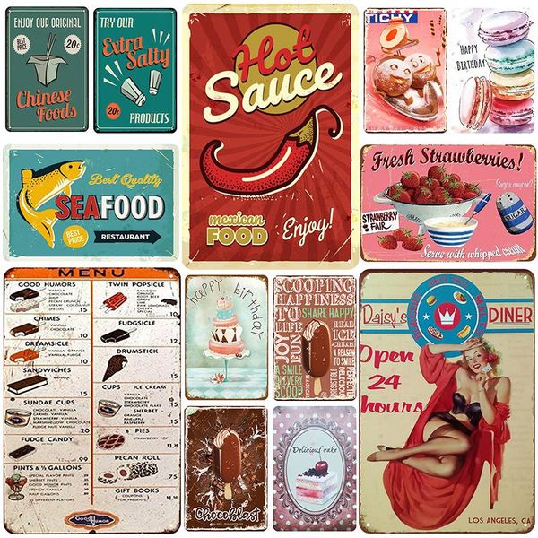 2021 fresh food plaque metal vintage tin sign pin up shabby chic decor metal signs vintage bar decoration metal poster pub plate room wall
2021 fresh food plaque metal vintage tin sign pin up shabby chic decor metal signs vintage bar decoration metal poster pub plate room wall