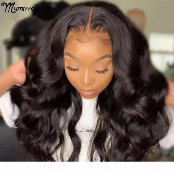 mymirror 13x6 hd lace wig pre plucked lace front wig brazilian body wave frontal wigs for black women human hair long, Black;brown
mymirror 13x6 hd lace wig pre plucked lace front wig brazilian body wave frontal wigs for black women human hair long, Black;brown