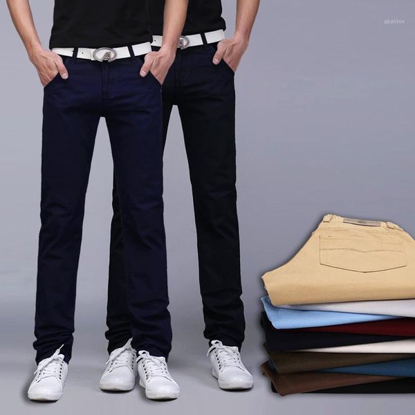 men's pants cholyl sprin design casual men cotton slim pant straight trousers fashion business solid khaki black sky blue men1
men's pants cholyl sprin design casual men cotton slim pant straight trousers fashion business solid khaki black sky blue men1