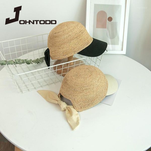 wide brim hats women's fashion bow raffia baseball cap hat street outing shopping sunhat handmade crochet holiday rebound visor1, Blue;gray
wide brim hats women's fashion bow raffia baseball cap hat street outing shopping sunhat handmade crochet holiday rebound visor1, Blue;gray