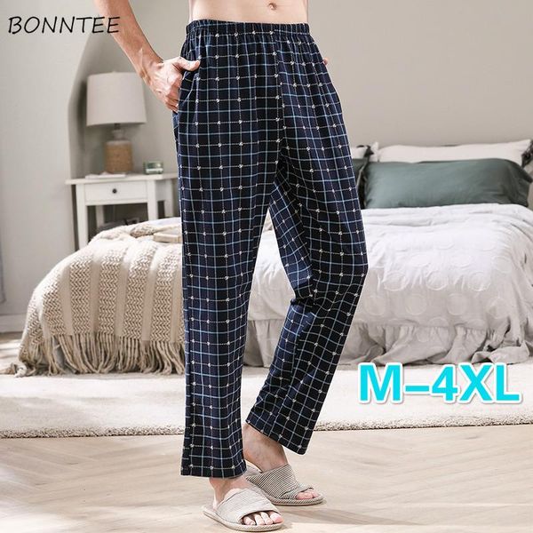 men's sleepwear men sleep bottoms plus size 4xl plaid retro simple all-match homewear male cotton daily basic loose straight korean sty, Black;brown
men's sleepwear men sleep bottoms plus size 4xl plaid retro simple all-match homewear male cotton daily basic loose straight korean sty, Black;brown