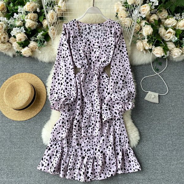 2021 new vintage female leopard singer in print dress neck puff the line autumn ruffle dressed long style 85u5, Black;gray
2021 new vintage female leopard singer in print dress neck puff the line autumn ruffle dressed long style 85u5, Black;gray