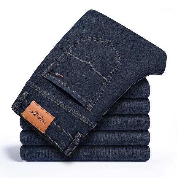 men's jeans fashion brand business casual four seasons loose straight stretch denim trousers middle-aged tencel long pants1, Blue
men's jeans fashion brand business casual four seasons loose straight stretch denim trousers middle-aged tencel long pants1, Blue