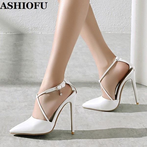 ashiofu handmade stiletto heeled sandals cross-straps pointed-toe real ps party shoes large size fashion evening court shoes, Black
ashiofu handmade stiletto heeled sandals cross-straps pointed-toe real ps party shoes large size fashion evening court shoes, Black