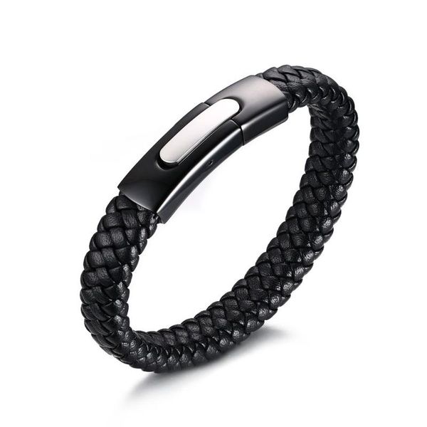 mens bracelet stylish braided genuine black leather bracelet male boy gift jewelry b00182
mens bracelet stylish braided genuine black leather bracelet male boy gift jewelry b00182