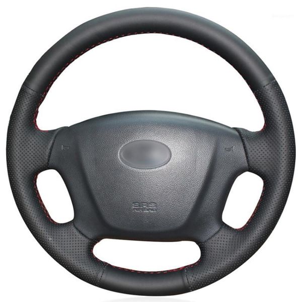 black pu faux leather diy hand-stitched car steering wheel cover for kia carens 2007-2011 rondo entourage 20071
black pu faux leather diy hand-stitched car steering wheel cover for kia carens 2007-2011 rondo entourage 20071