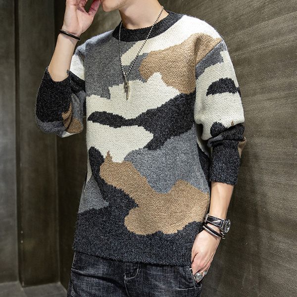 2021 new autumn winter knit pullover men graphic jumper o-neck male sweater slim fashion wool 9nnw, White;black
2021 new autumn winter knit pullover men graphic jumper o-neck male sweater slim fashion wool 9nnw, White;black